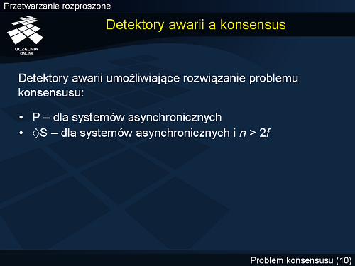 Detektory awarii a konsensus