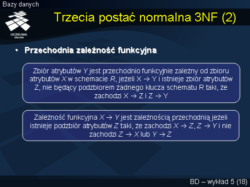 Trzecia postać normalna 3NF (2)