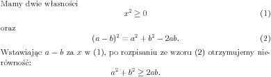 Numerowanie wzorów