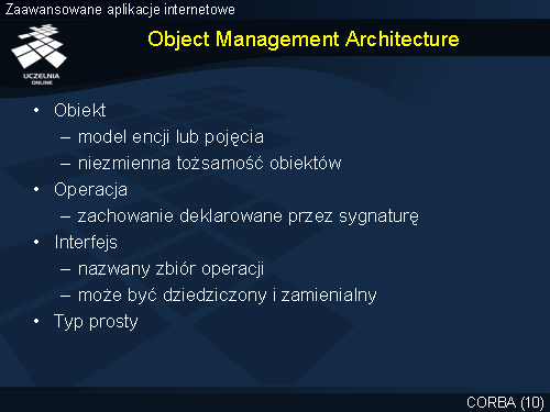 Object Management Architecture