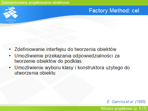Factory Method: cel