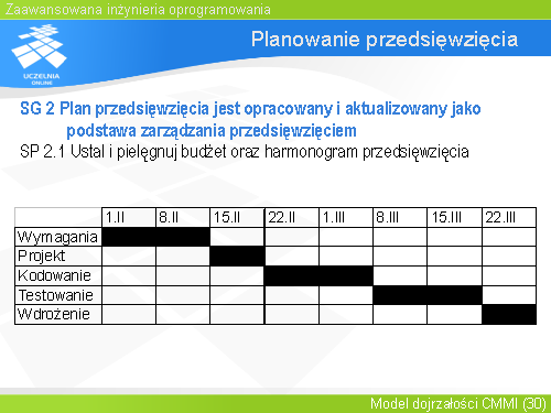 Planowanie przedsięwzięcia(6)