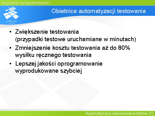 Obietnice automatyzacji testowania