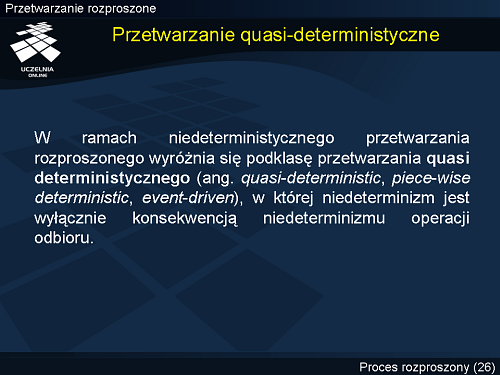 Przetwarzanie quasi-deterministyczne