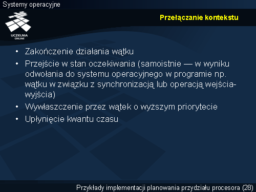 Przełączanie kontekstu