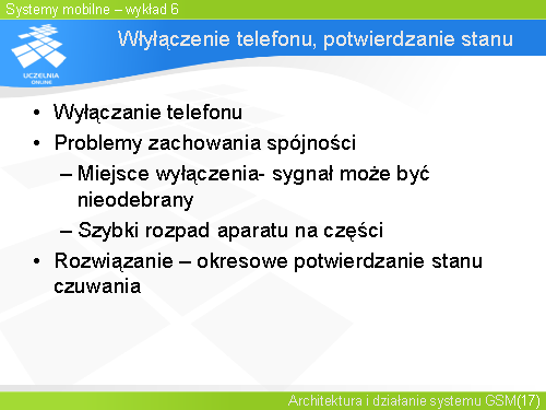 Wlylaczenie telefonu, potwierdzanie stanu