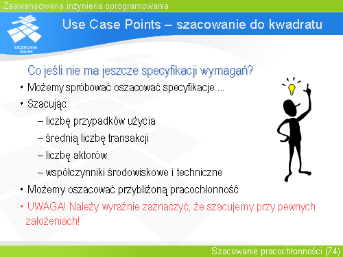 Use Case Points – szacowanie do kwadratu