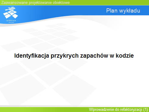 Plan wykładu
