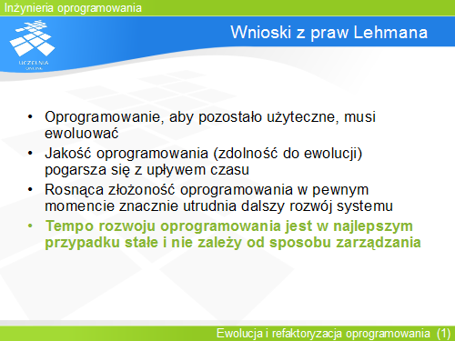 Wnioski z praw Lehmana