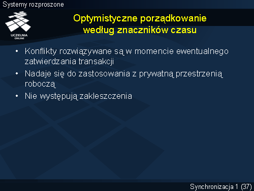Optymistyczne porządkowanie według znaczników czasu