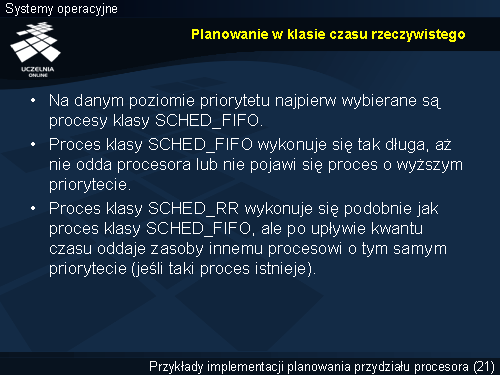 Planowanie w klasie czasu rzeczywistego