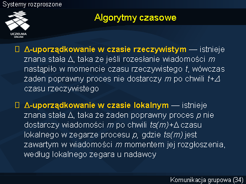 Algorytmy czasowe