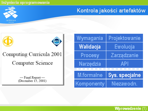 Kontrola jakości artefaktów