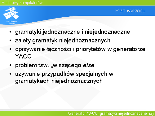 Plan wykładu