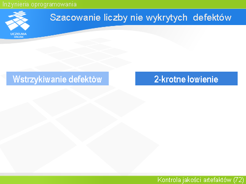 Szacowanie liczby nie wykrytych defektów