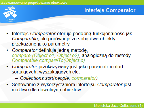 Interfejs Comparator