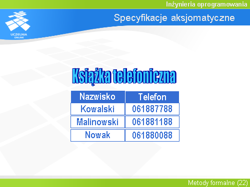 Specyfikacje aksjomatyczne