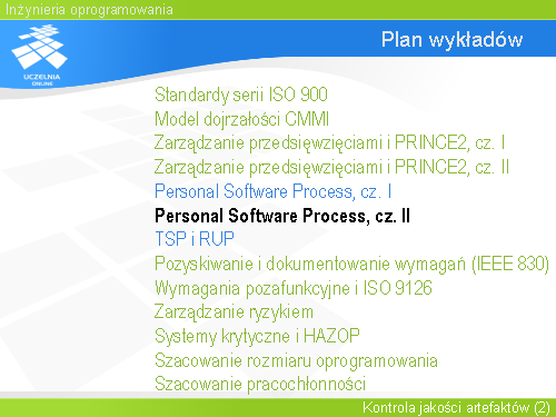 Plan wykładów