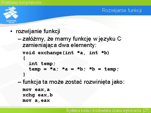 Rozwijanie funkcji