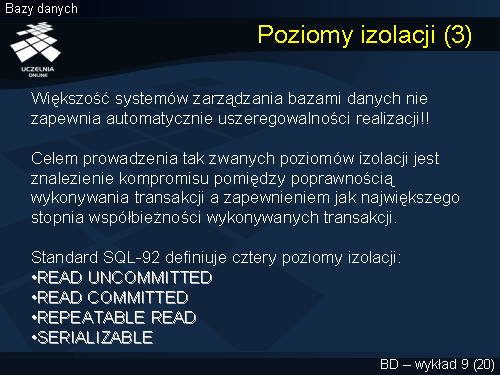 Poziomy izolacji (3)