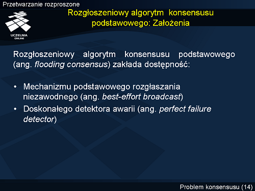 Rozgłoszeniowy algorytm konsensusu podstawowego: Założenia