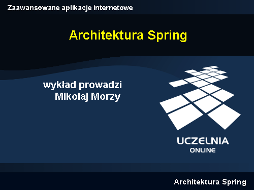 Architektura Spring