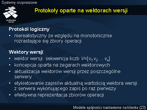 Protokoły oparte na wektorach wersji