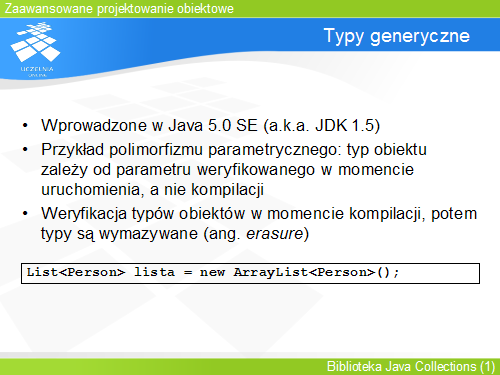 Typy generyczne