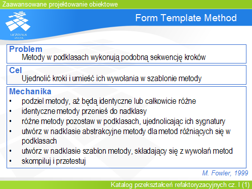 Form Template Method