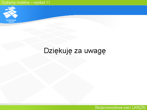 Dziekuje za uwage