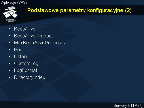 Podstawowe parametry konfiguracyjne (2)
