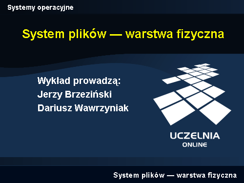 Systemy operacyjne