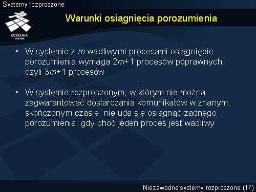 Warunki osiągnięcia porozumienia