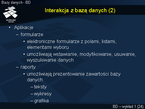 Interakcja z bazą danych (2)