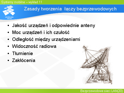 Zasady tworzenia laczy bezprzewodowych