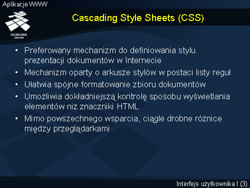 Cascading Style Sheets (CSS)