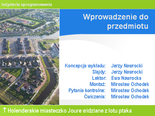 Wprowadzenie do przedmiotu