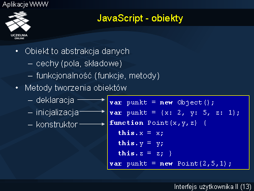 JavaScript - obiekty