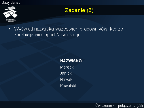 Zadanie (6)