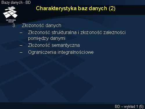Charakterystyka baz danych (2)