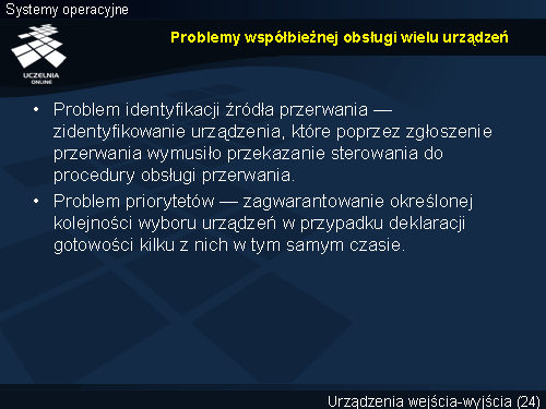 Problemy współbieżnej obsługi wielu urządzeń