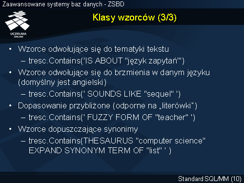 Klasy wzorców (3/3)