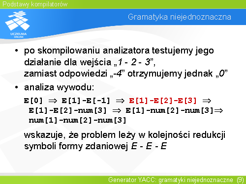 Gramatyka niejednoznaczna(2)
