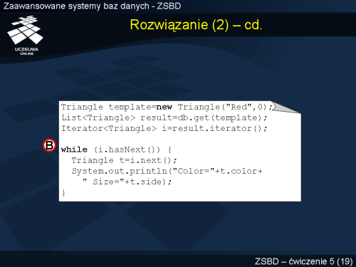 Rozwiązanie (2) – cd.