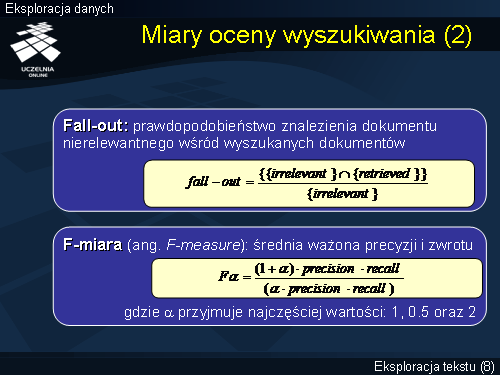 Miary oceny wyszukiwania (2)