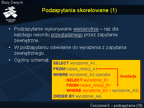 Podzapytania skorelowane (1)