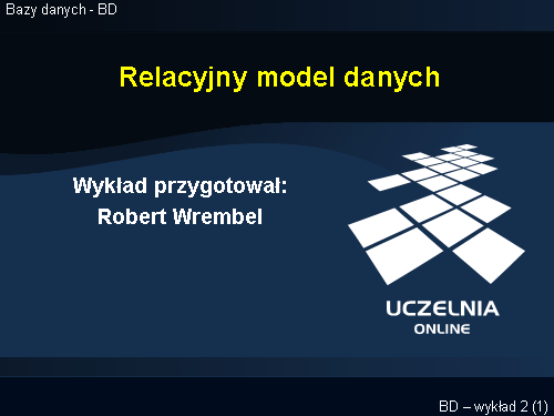 Relacyjny model danych