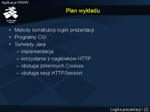 Plan wykładu
