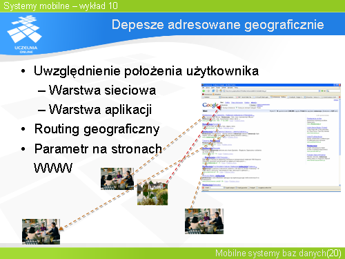 Depesze adresowane geograficznie