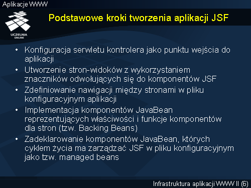 Podstawowe kroki tworzenia aplikacji JSF